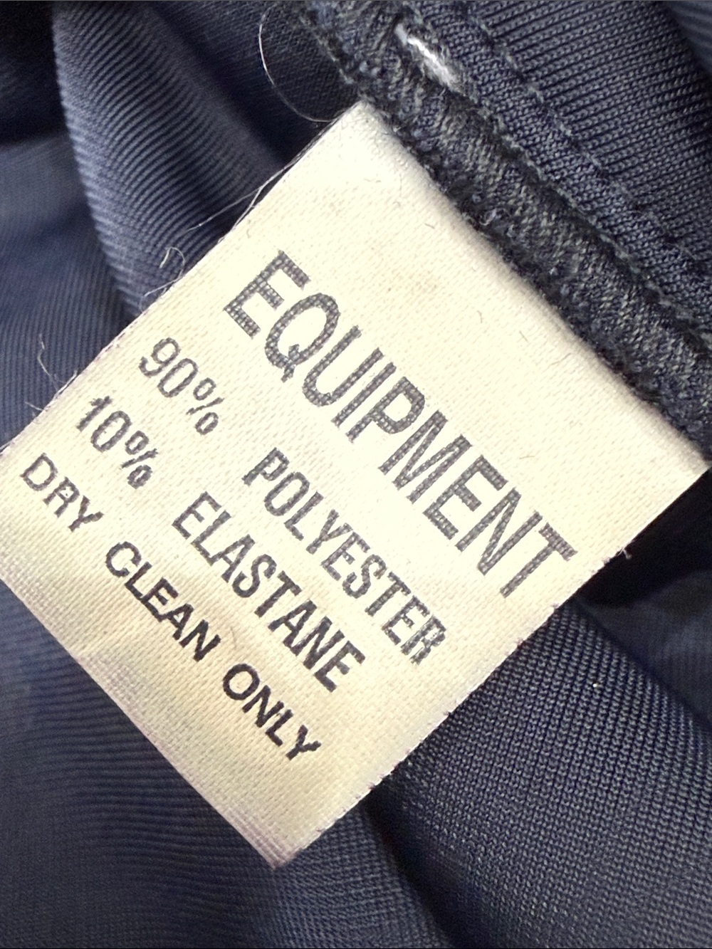 EQUIPMENT T-Shirt Velvet V-neck Long Sleeve Top - Picture 5 of 5